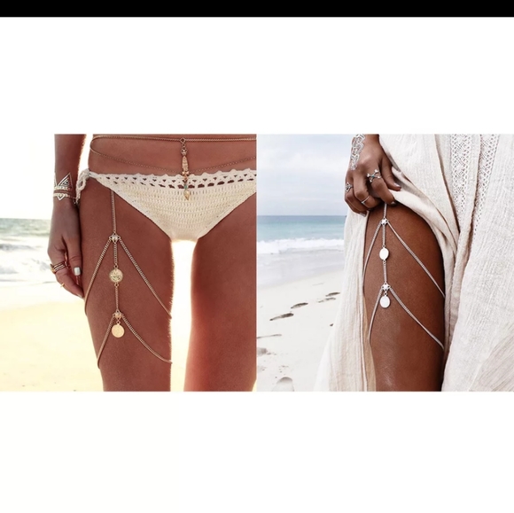 ☀️NEW BOHO CHIC SEXY THIGH CHAIN JEWELRY - Picture 5 of 8